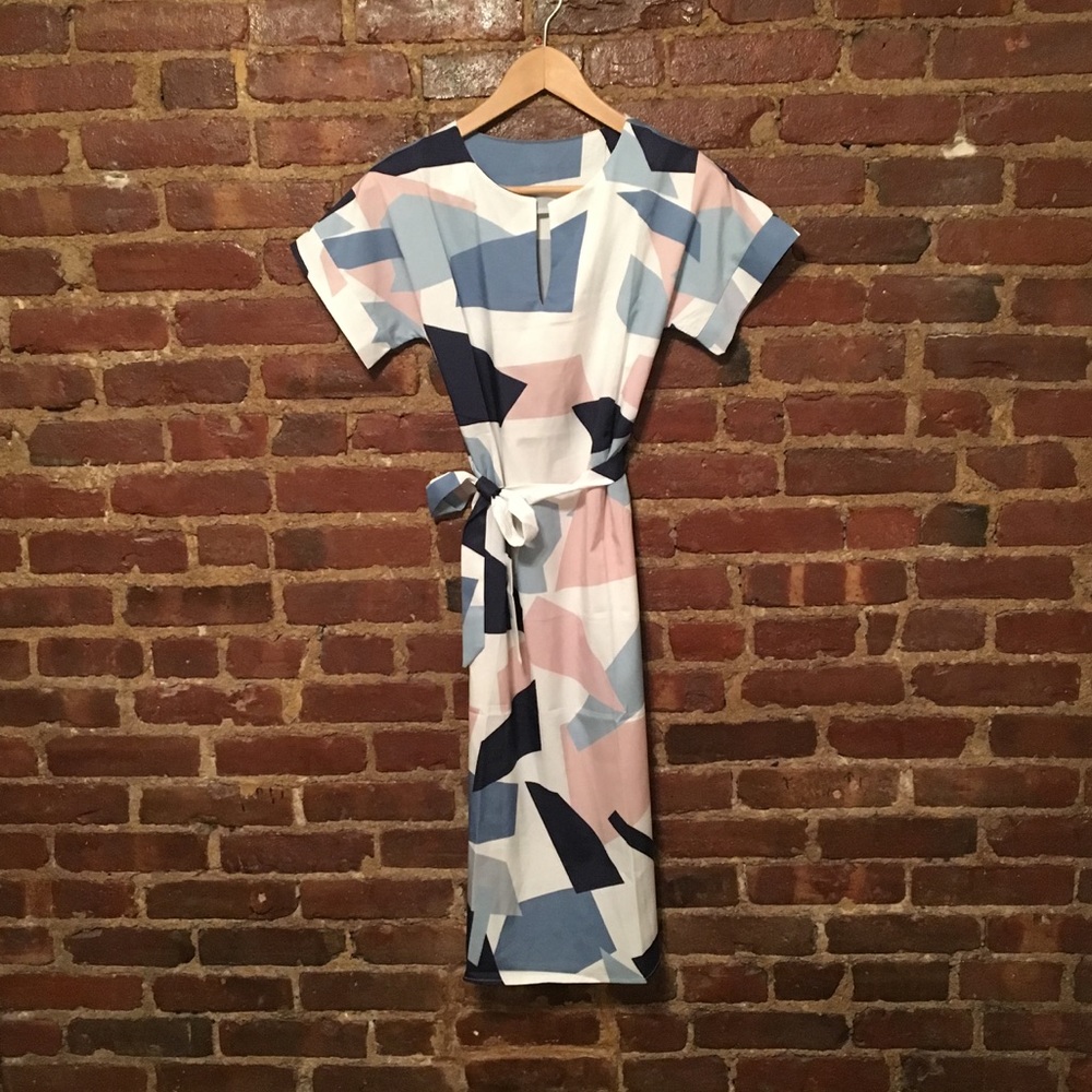 Geometric Pencil Dress